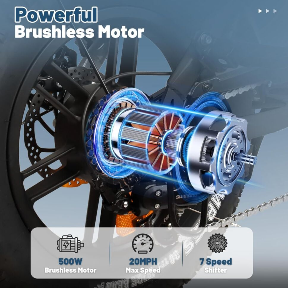CRUZZER V8 Mini Electric Bike