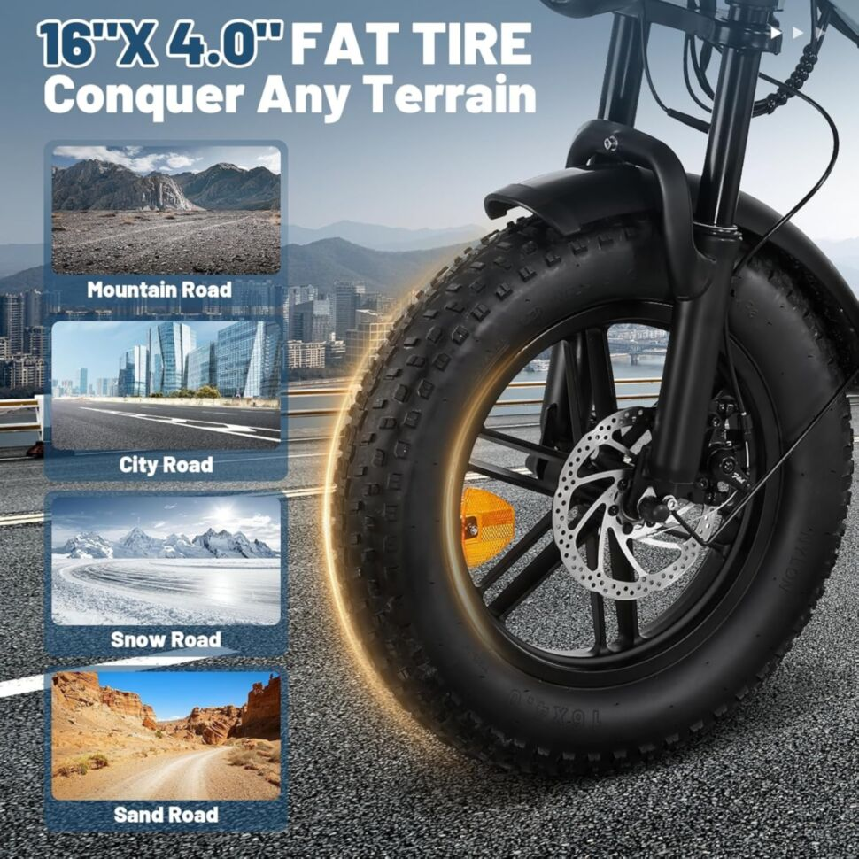 CRUZZER V8 Mini Electric Bike